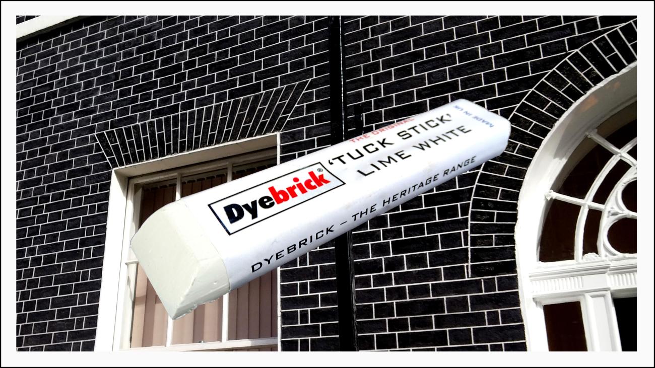 Tuck Stick for whitening mortar joints and pointing.
