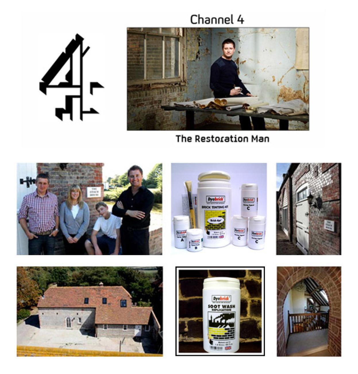Channel 4 - Restoration Man - Uses Soot Wash Replication