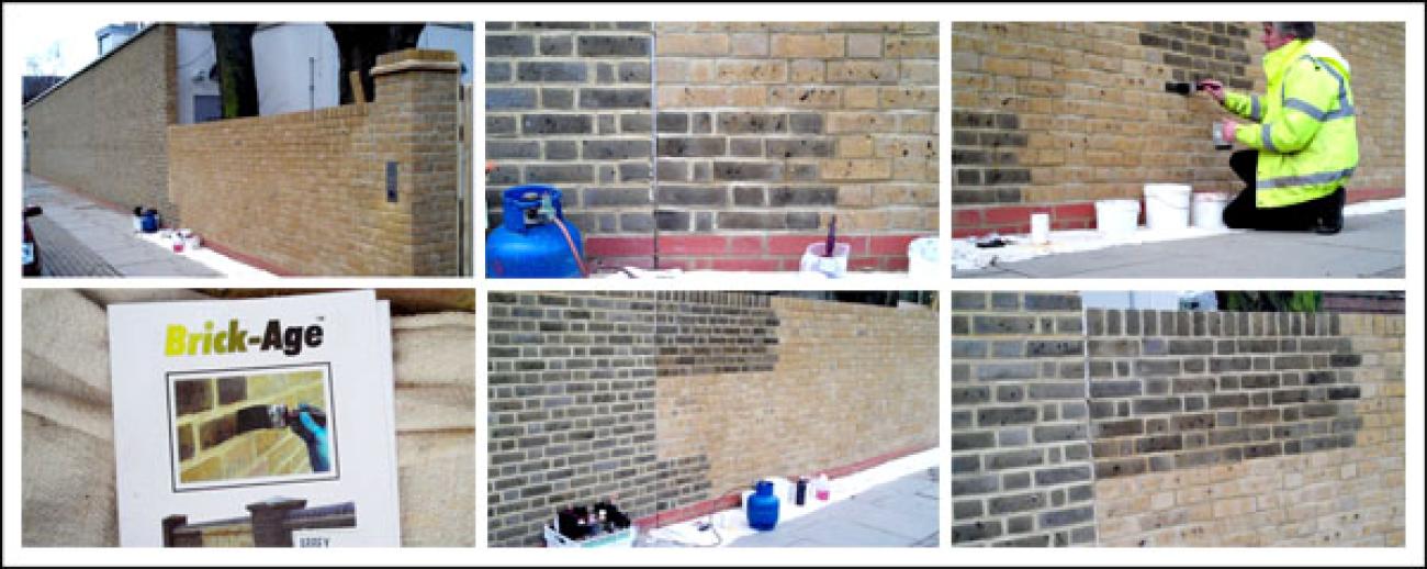 Hotham School Wall - Brick Ageing Complete!