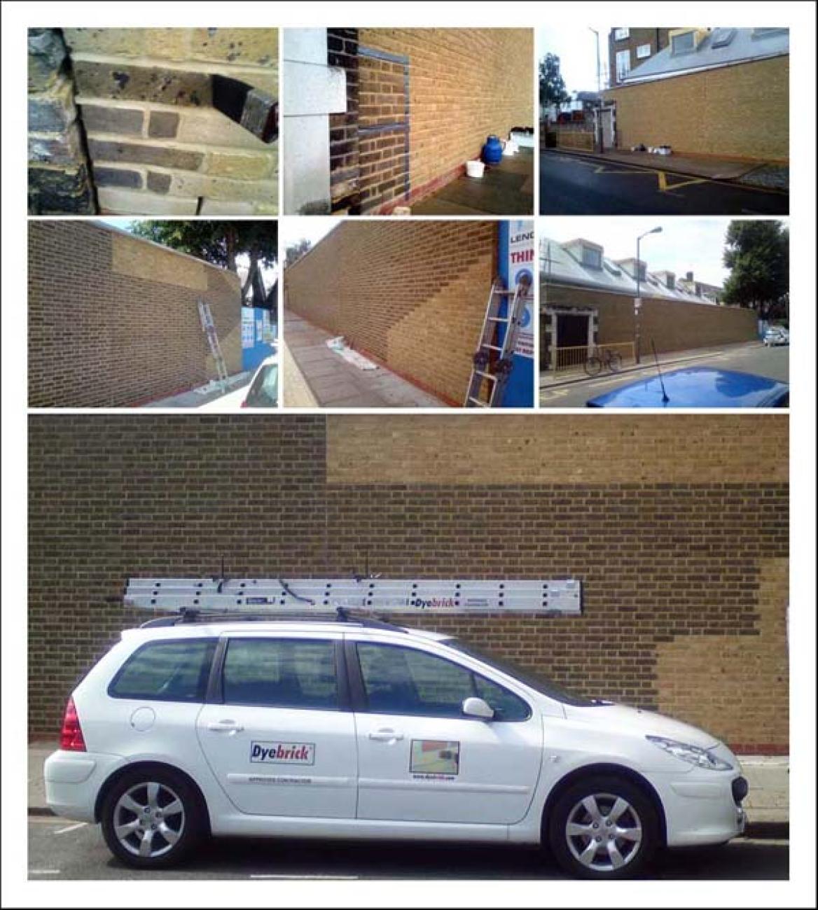 Hotham School Wall - Soot Washing