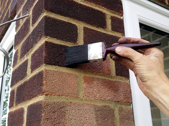 What is brick staining?